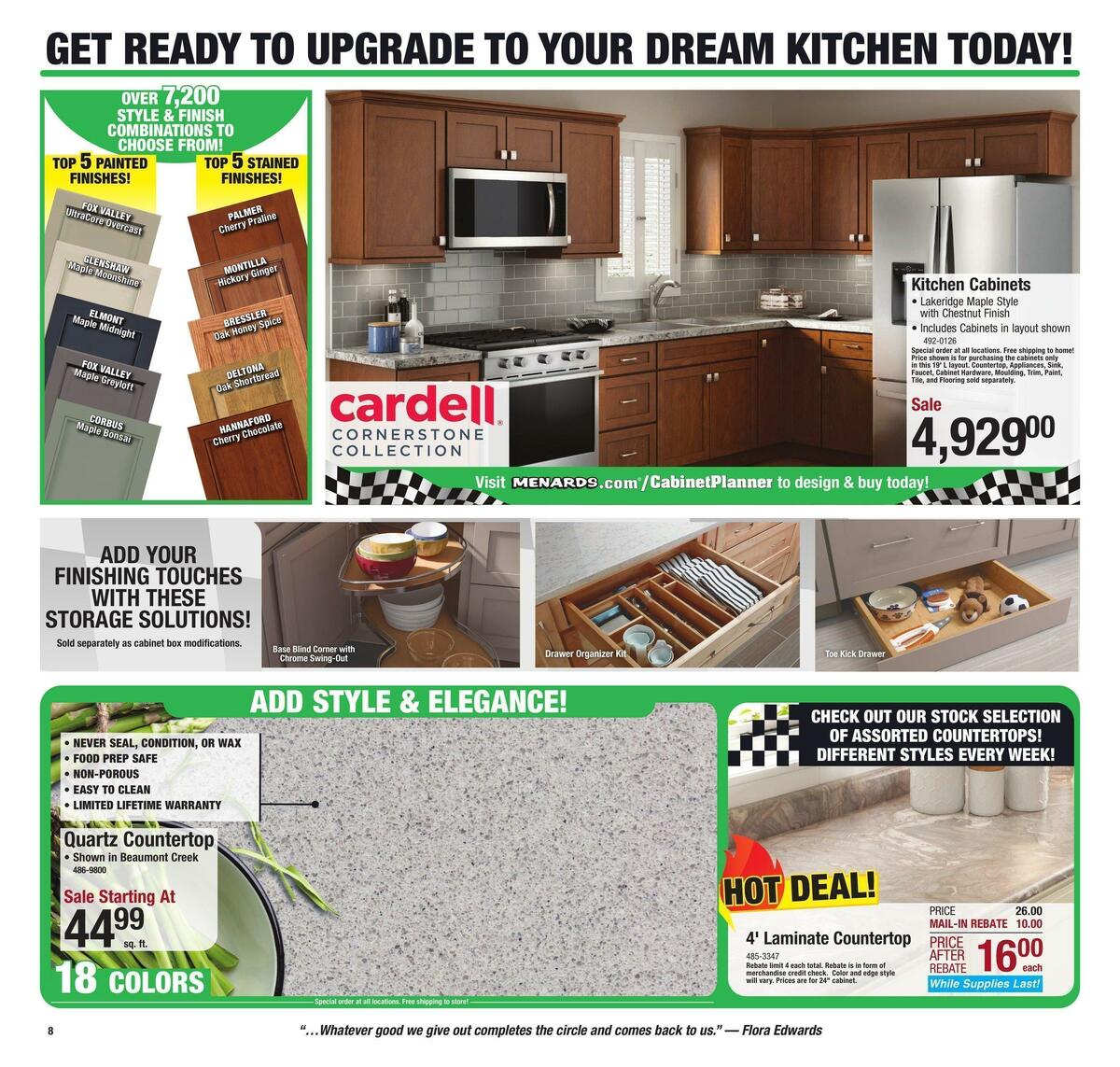 Menards Weekly Ad from February 8