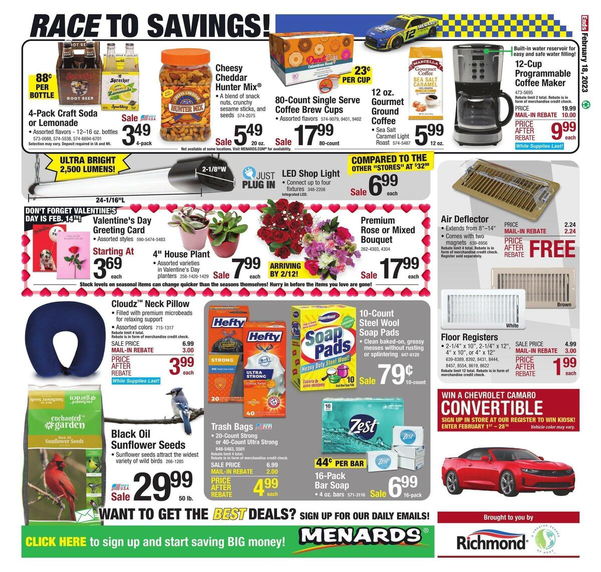 Menards Weekly Ad from February 8