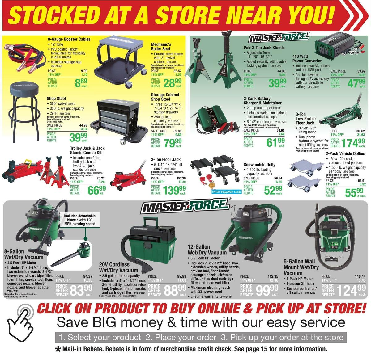 Menards Weekly Ad from February 19