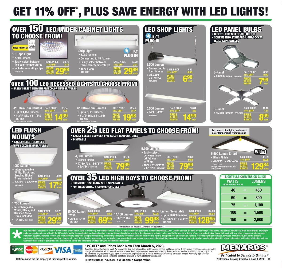 Menards Weekly Ad from February 21