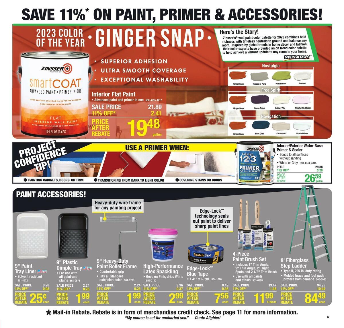Menards Weekly Ad from February 21