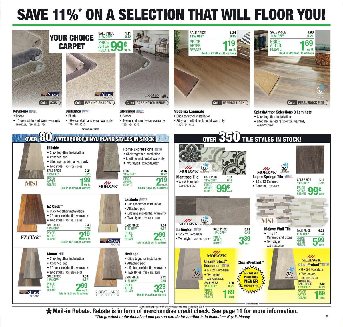 Menards Weekly Ad from March 2