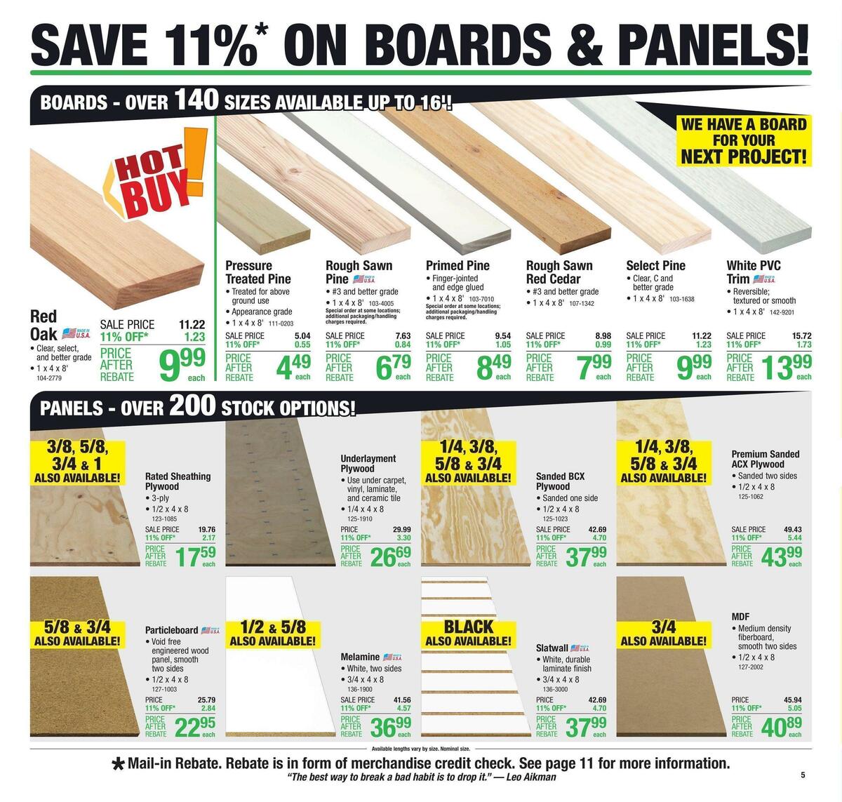 Menards Weekly Ad from March 2