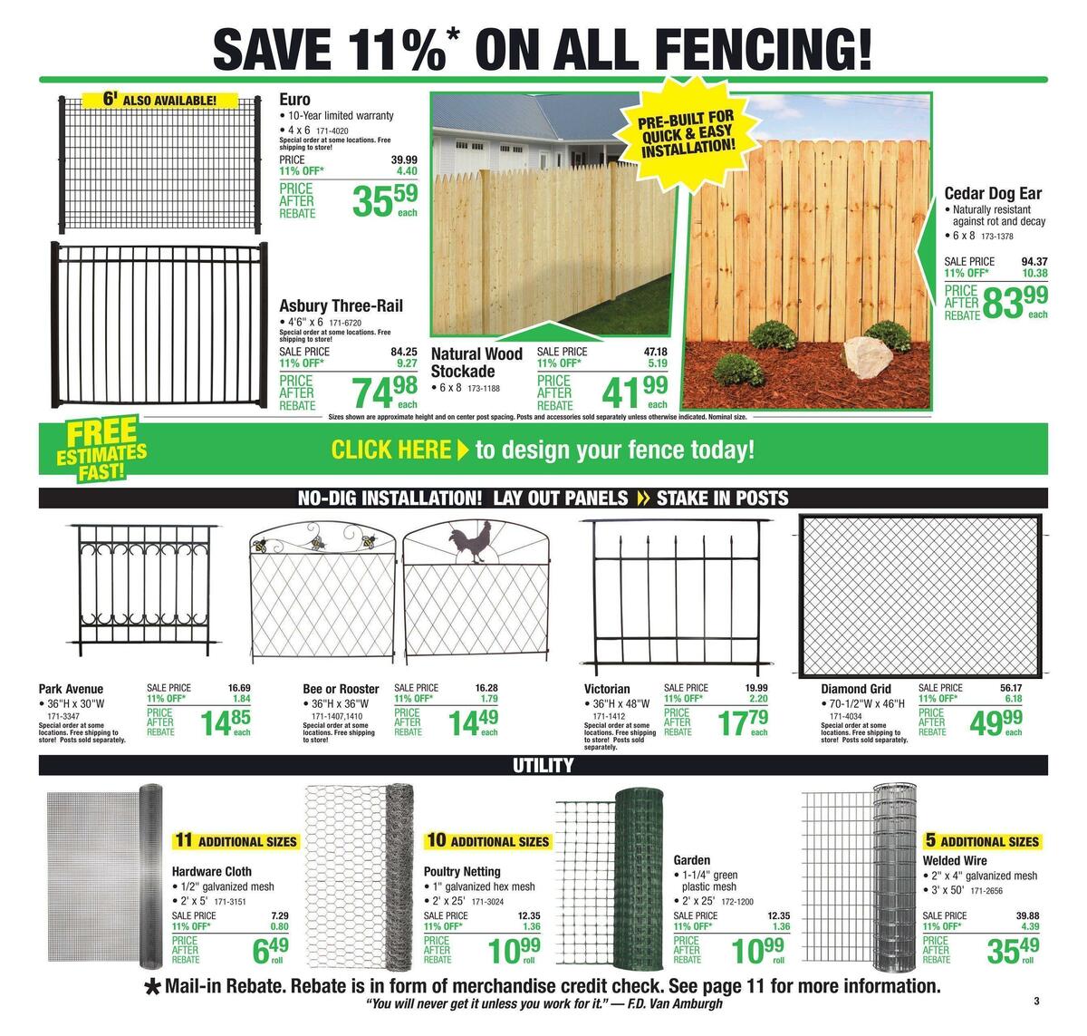 Menards Weekly Ad from March 9