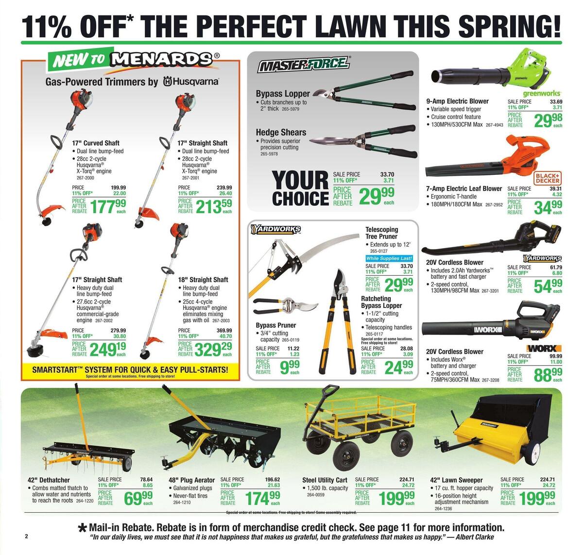 Menards Weekly Ad from March 16