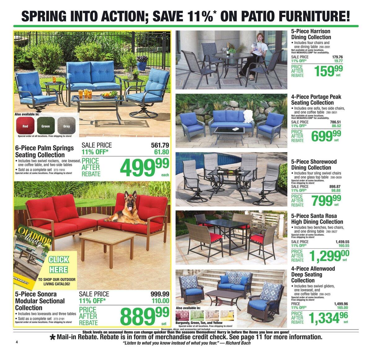 Menards Weekly Ad from March 16