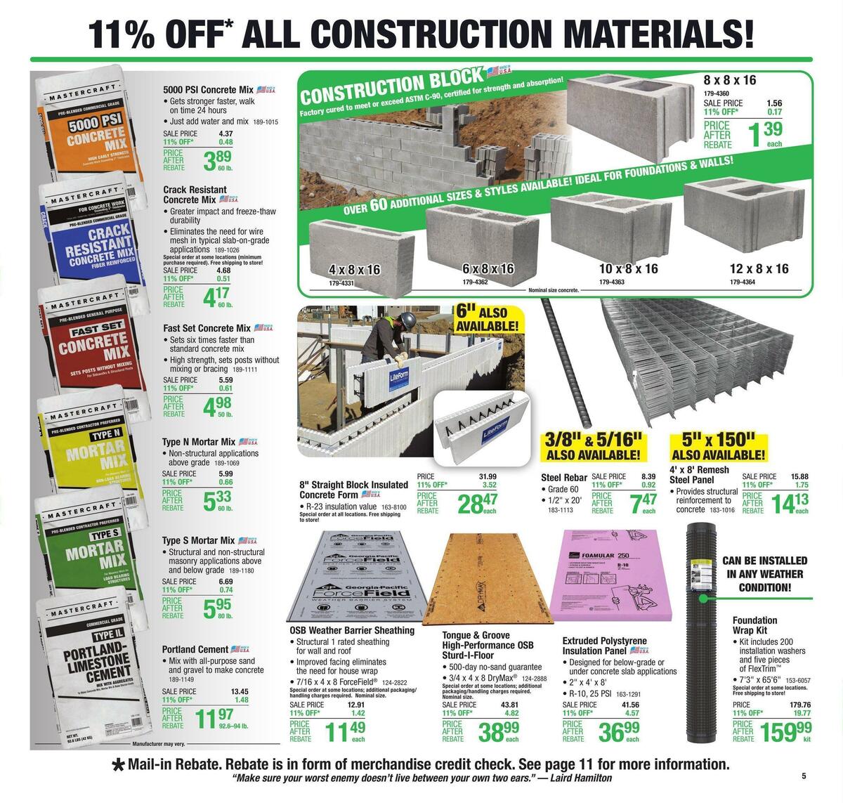 Menards Weekly Ad from March 22