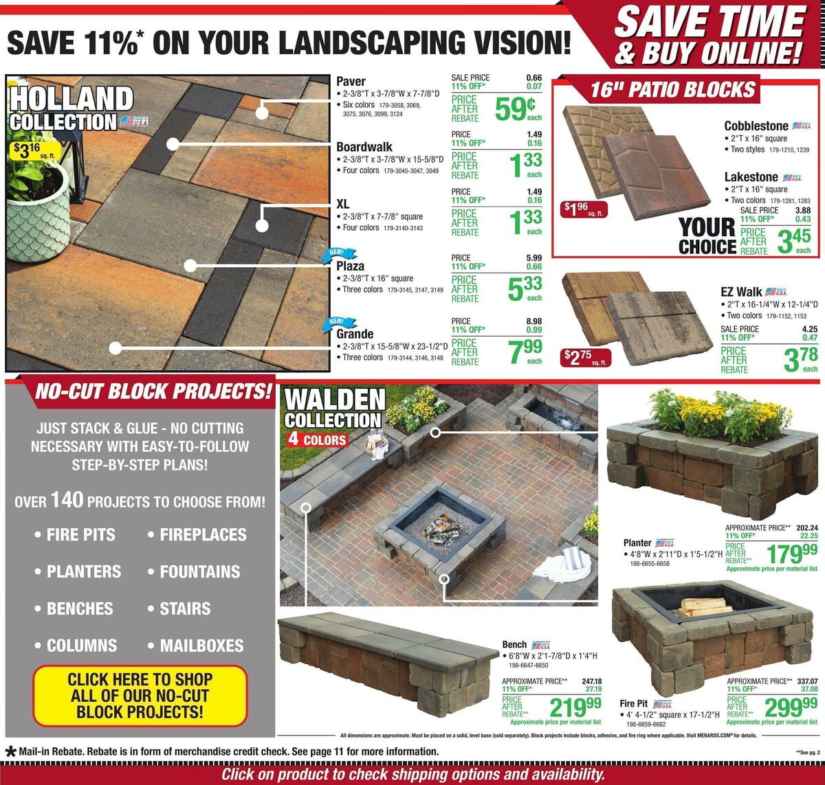 Menards Weekly Ad from March 22