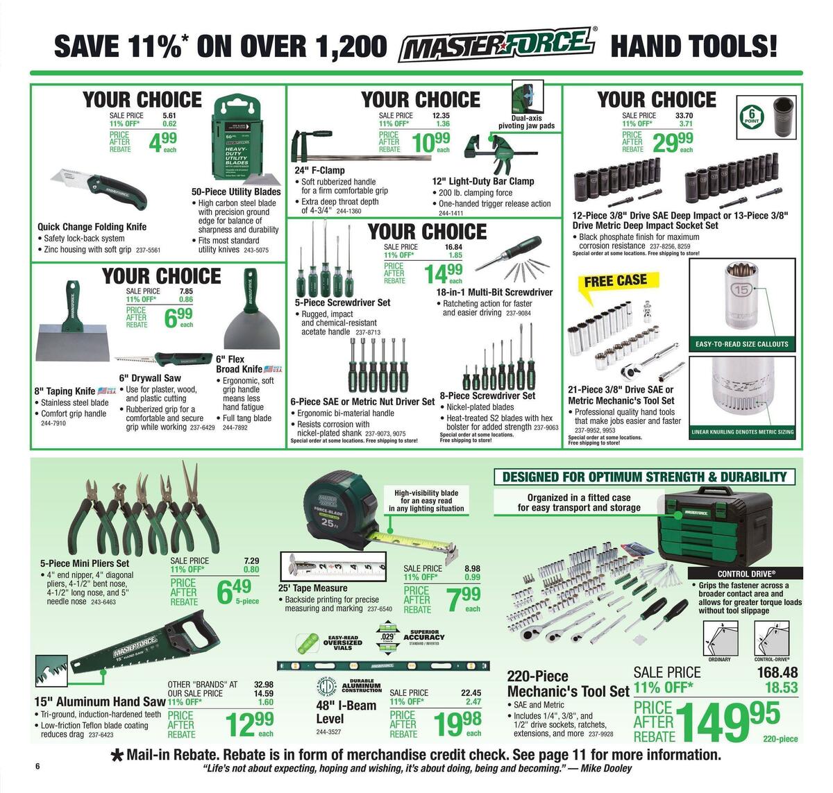 Menards Weekly Ad from March 22