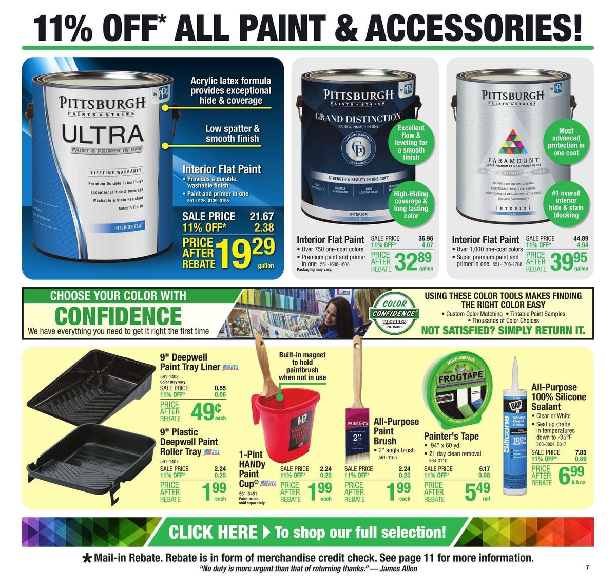 Menards Weekly Ad from March 22