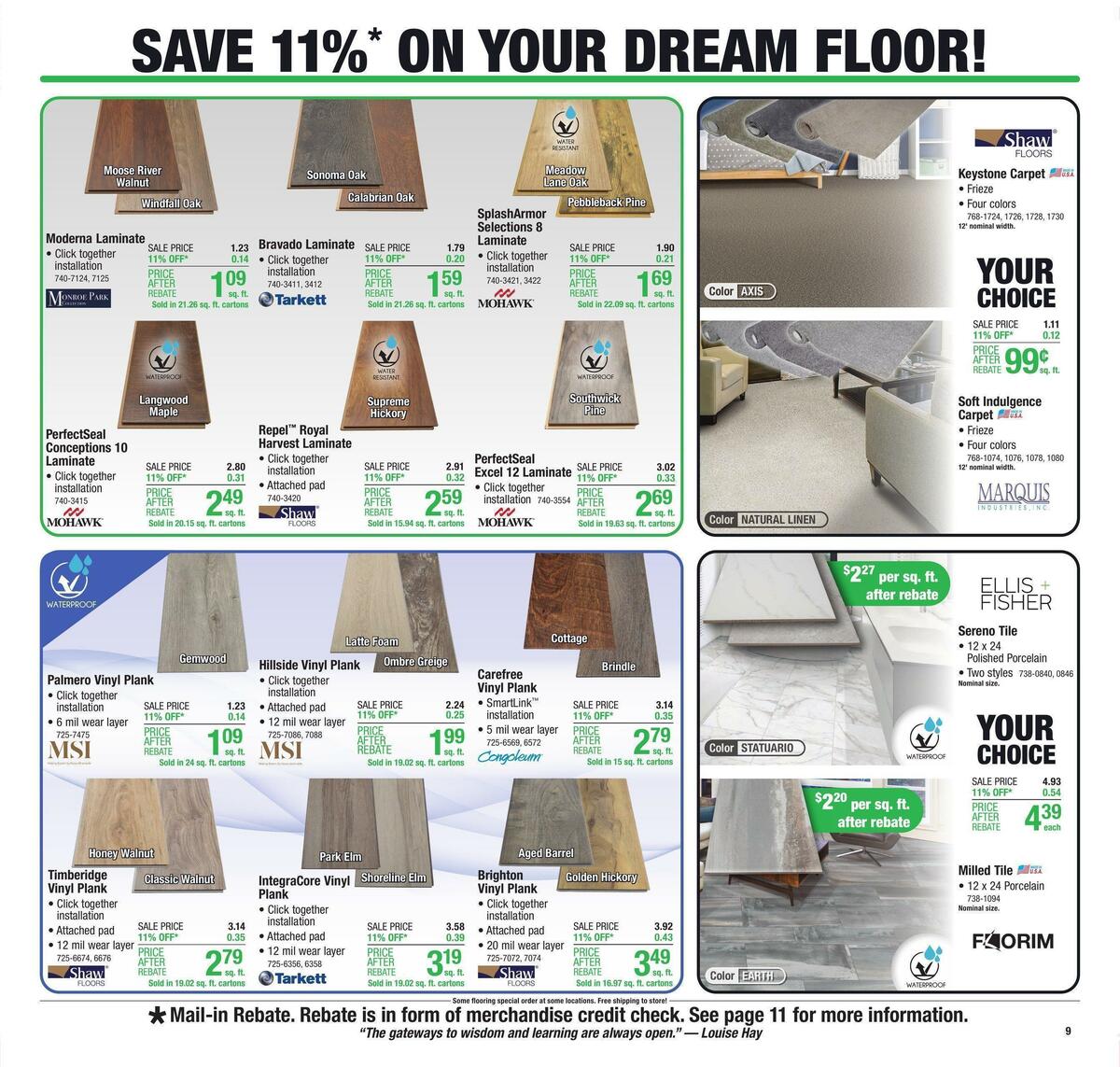 Menards Weekly Ad from March 22