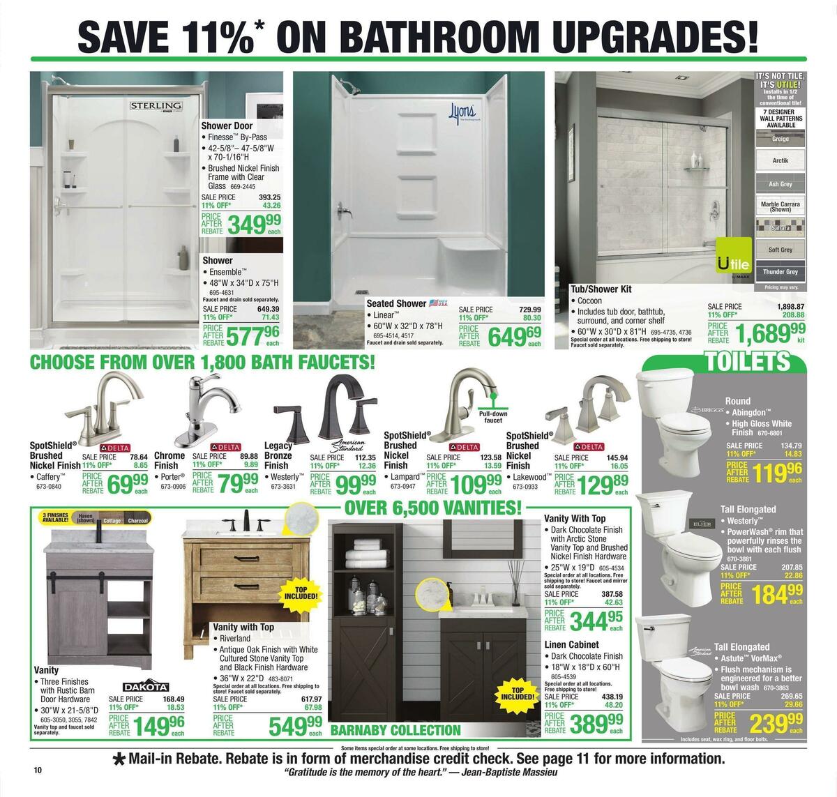 Menards Weekly Ad from March 22