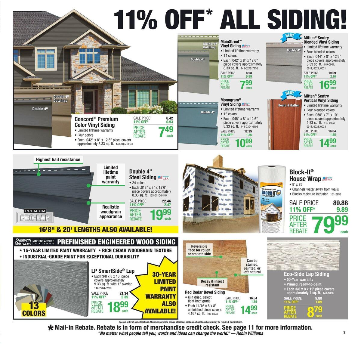 Menards Weekly Ad from March 22