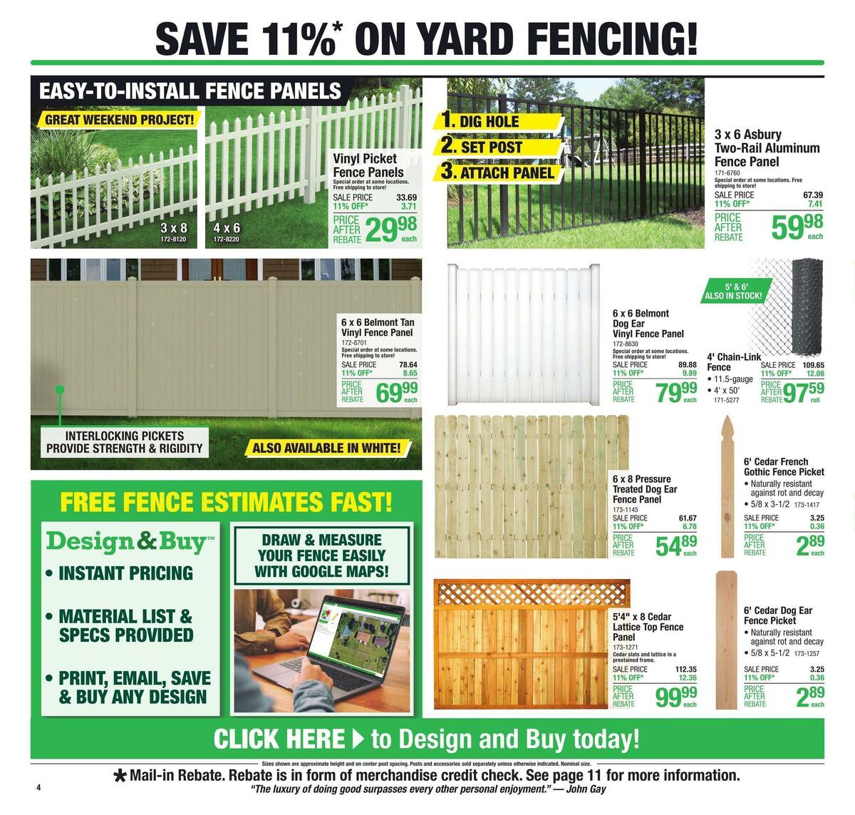 Menards Weekly Ad from March 22