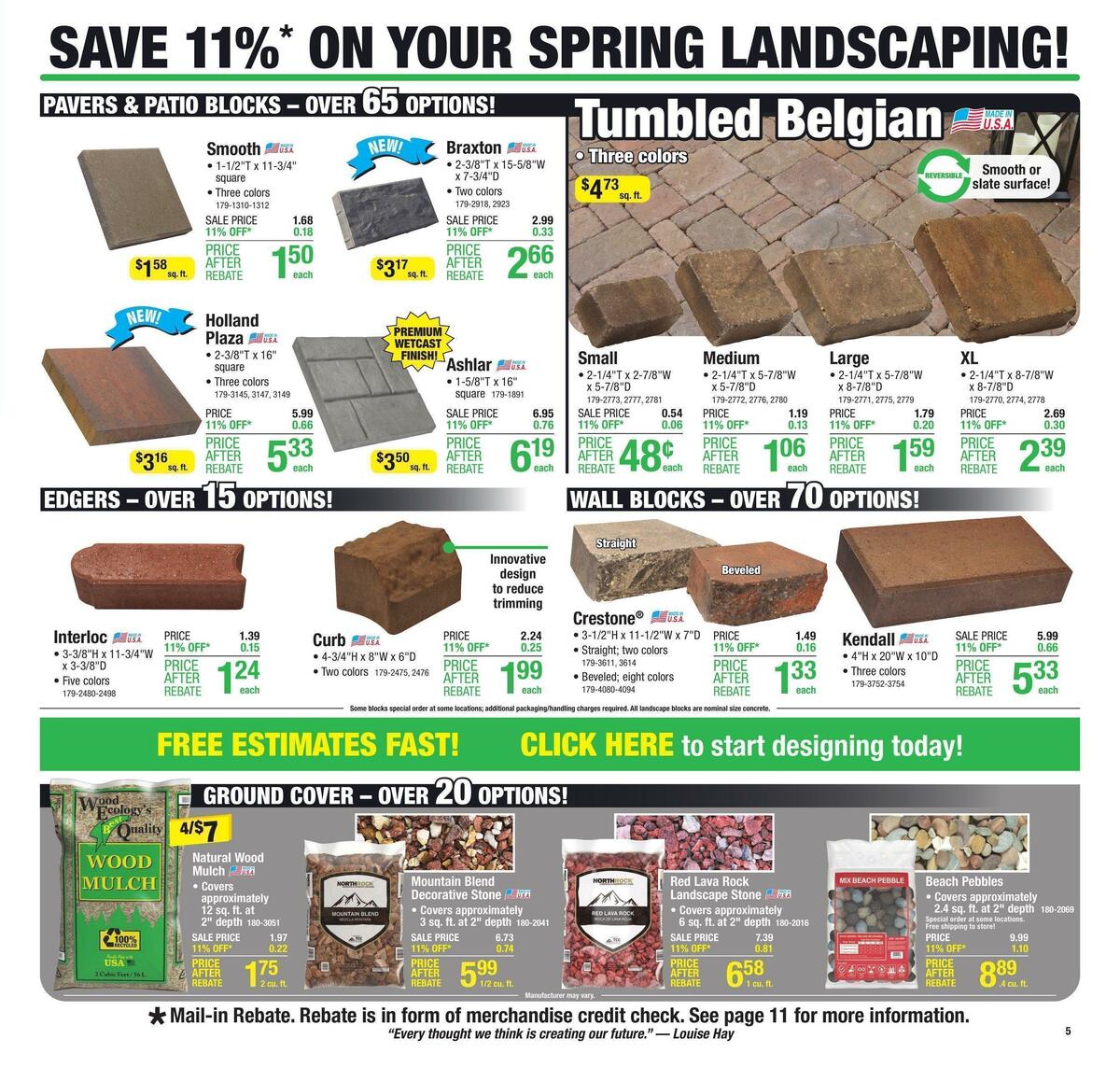 Menards Weekly Ad from April 5