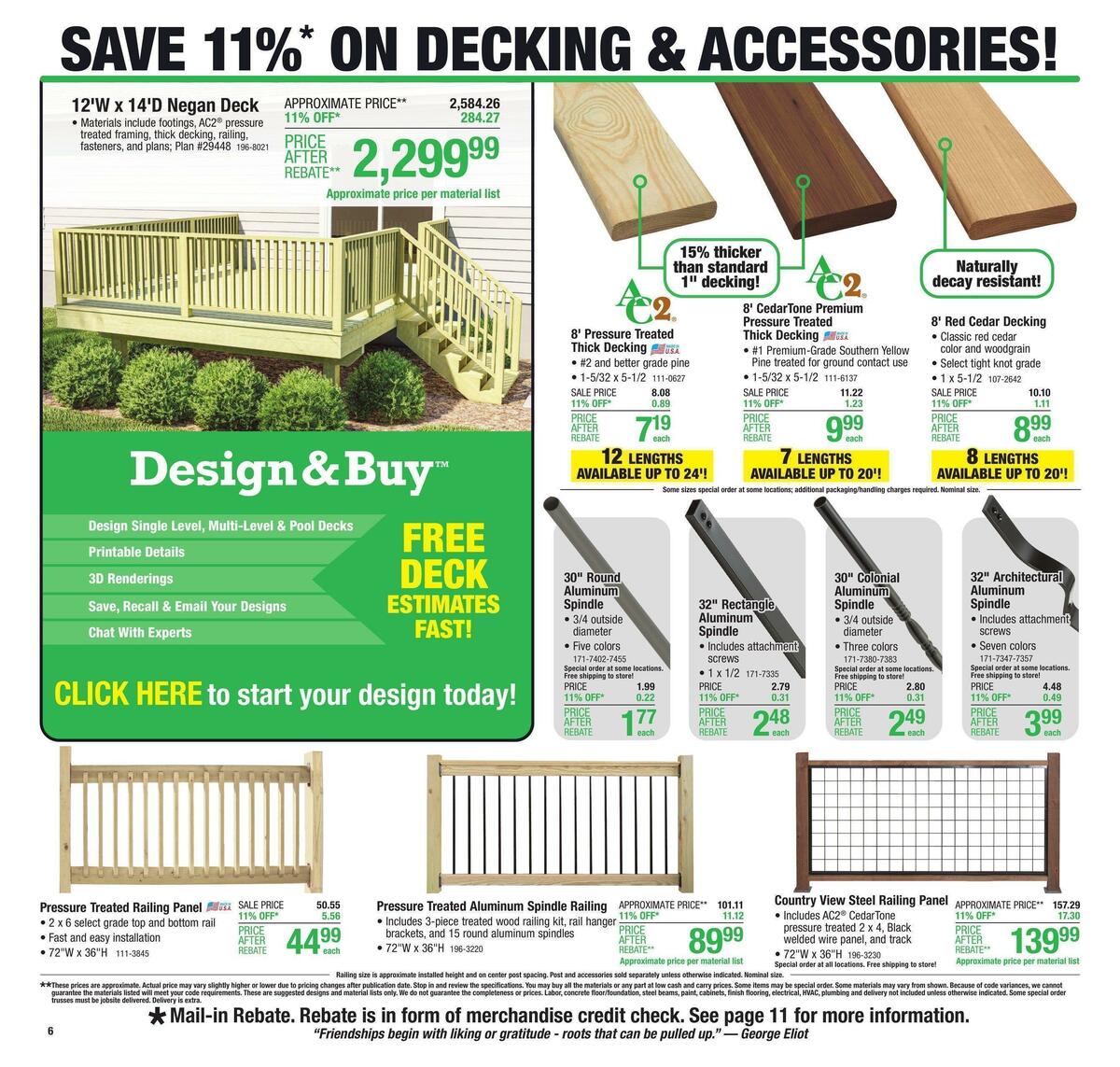 Menards Weekly Ad from April 5