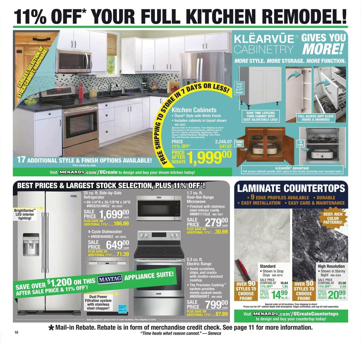 Menards Weekly Ad from April 5