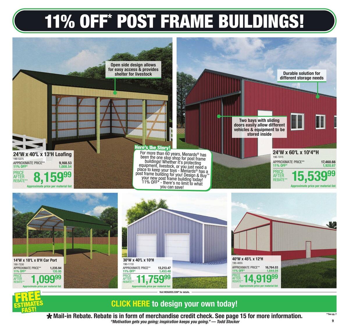 Menards Weekly Ad from April 13