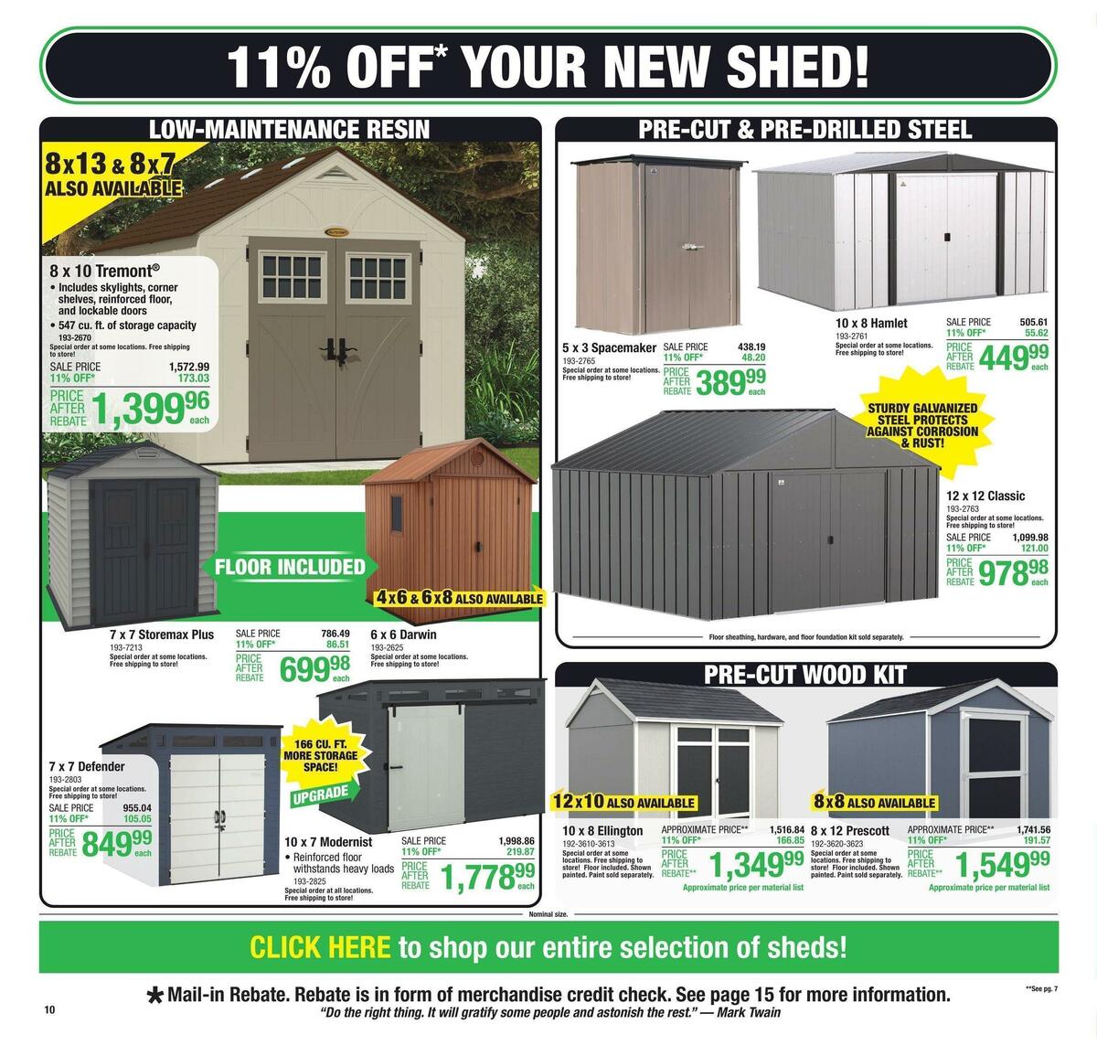 Menards Weekly Ad from April 13