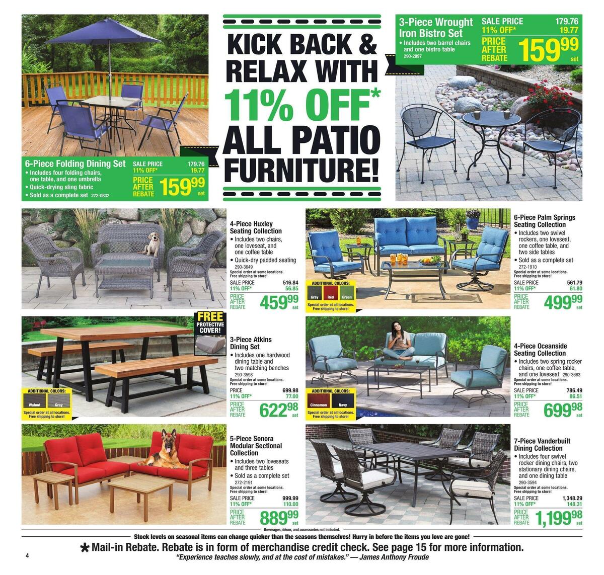 Menards Weekly Ad from April 13