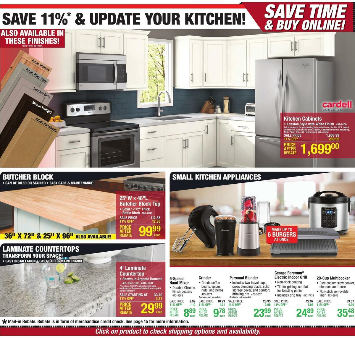 Menards Weekly Ad from April 19