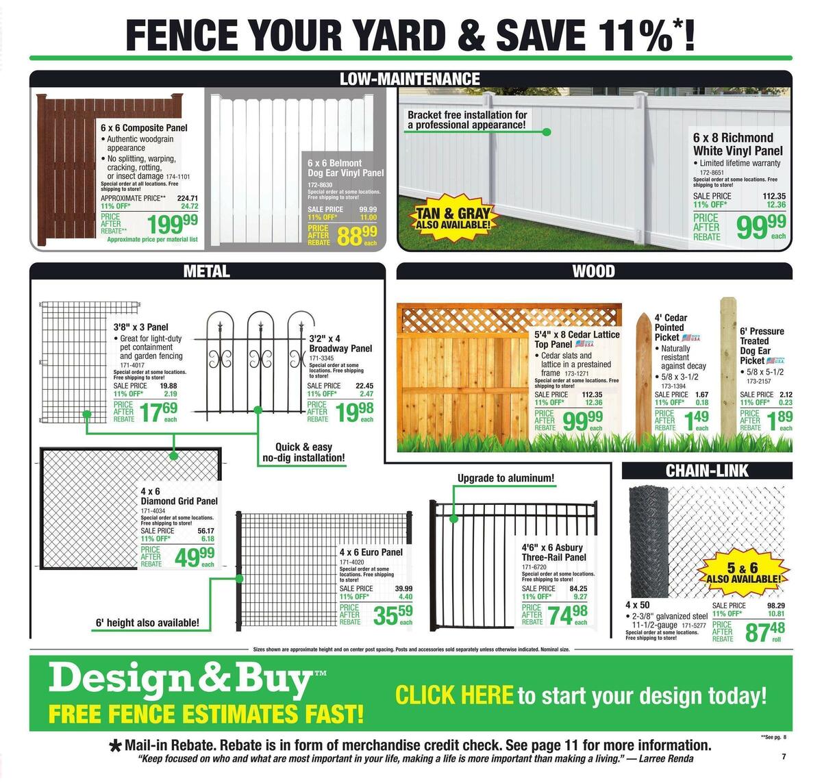 Menards Weekly Ad from April 26