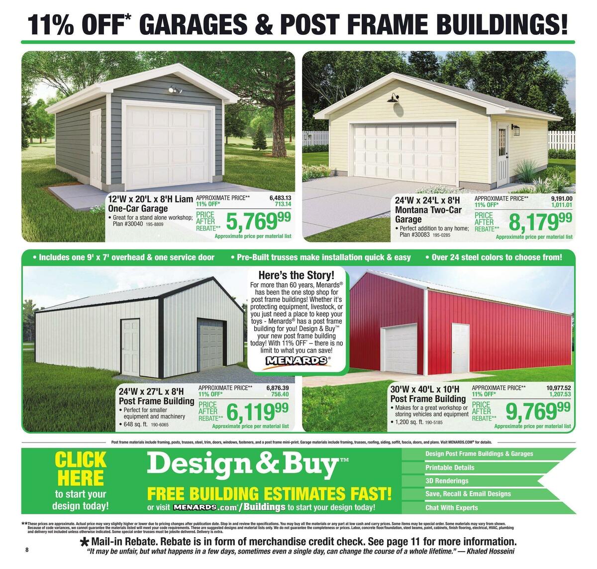 Menards Weekly Ad from April 26