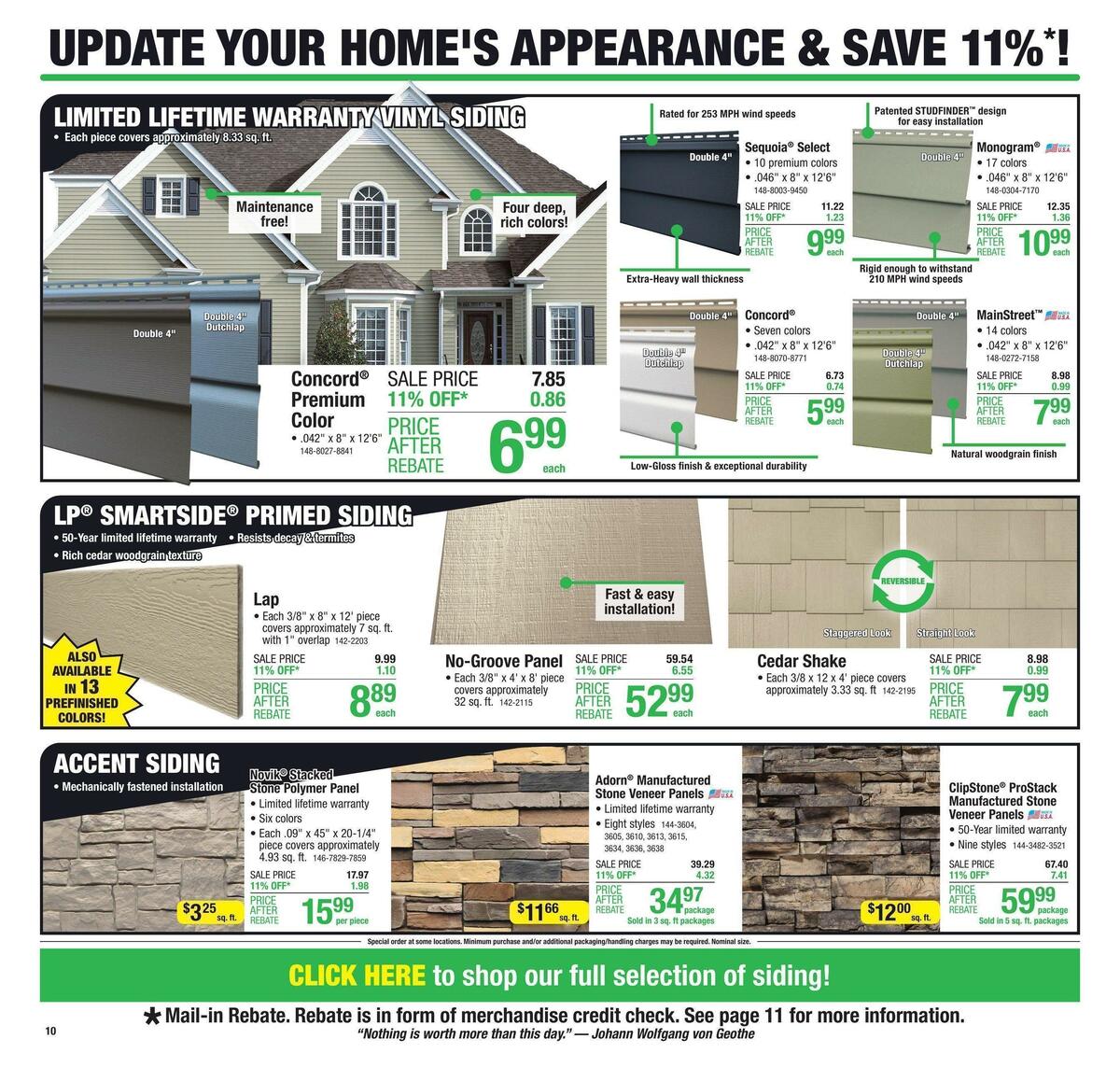 Menards Weekly Ad from April 26