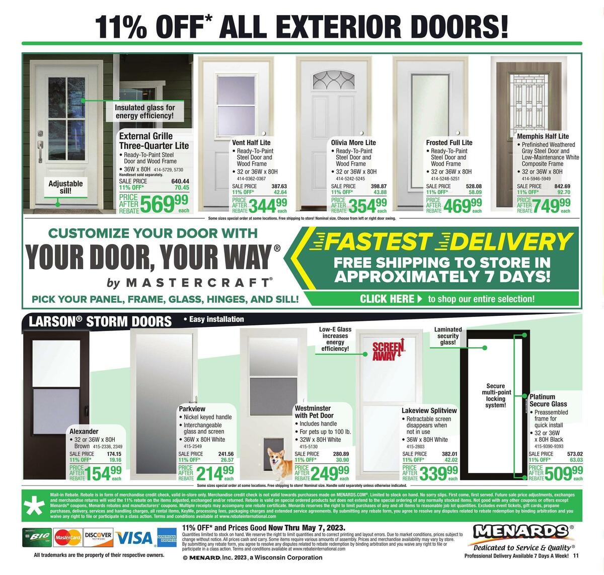 Menards Weekly Ad from April 26