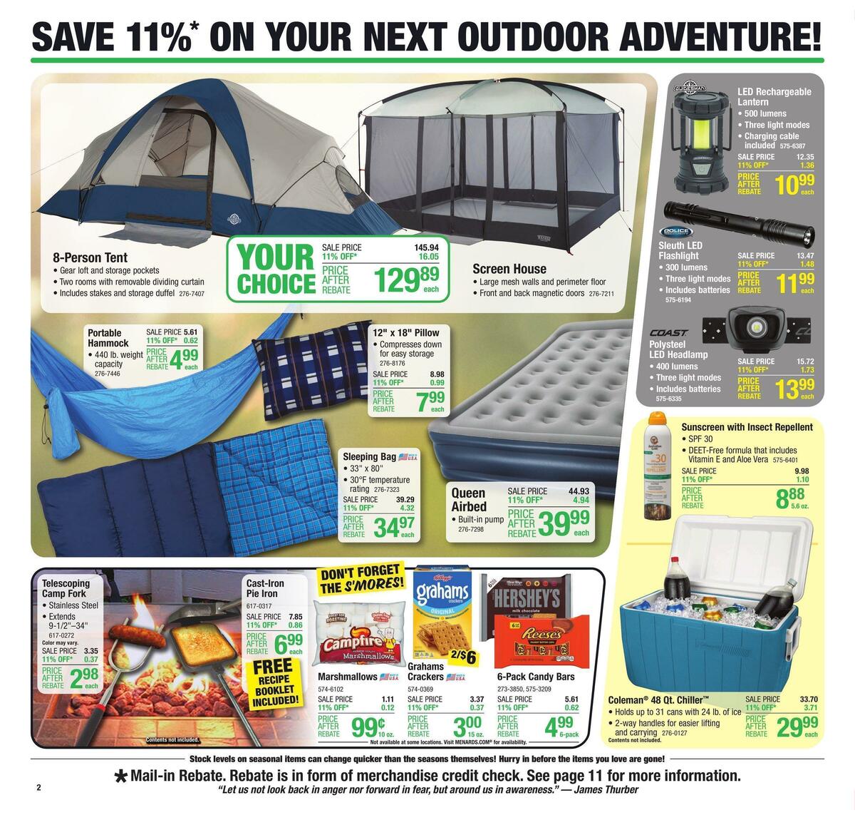 Menards Weekly Ad from April 26