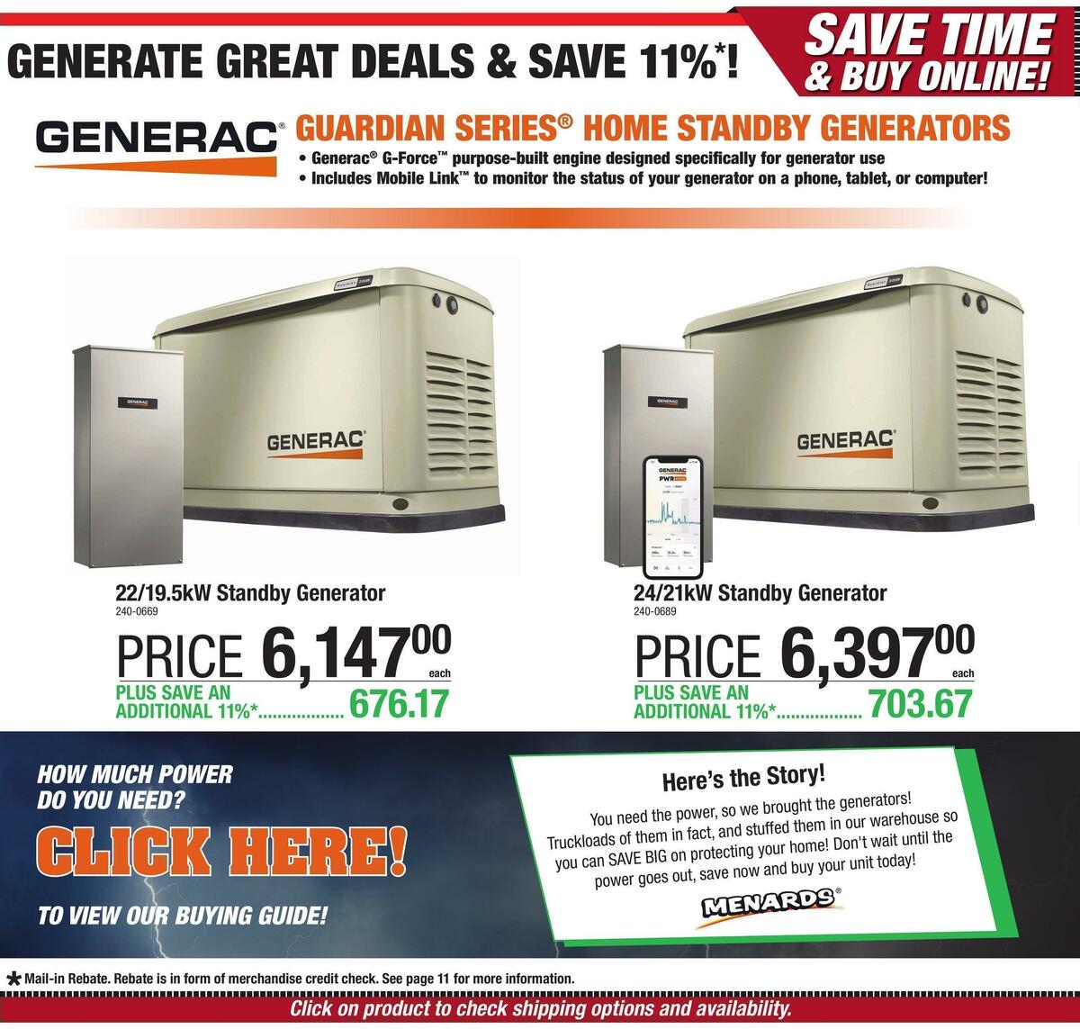 Menards Weekly Ad from April 26