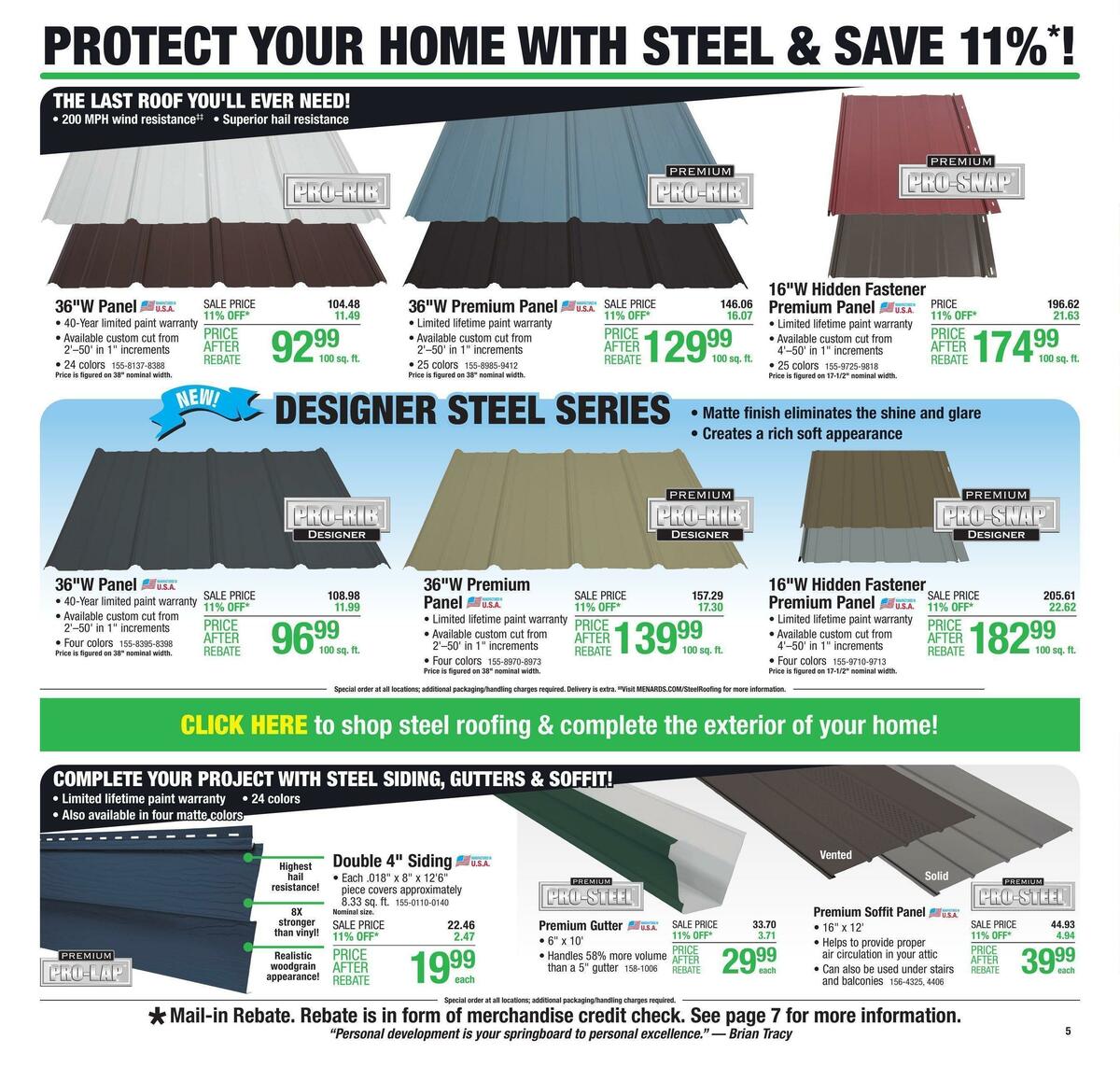 Menards Weekly Ad from May 4