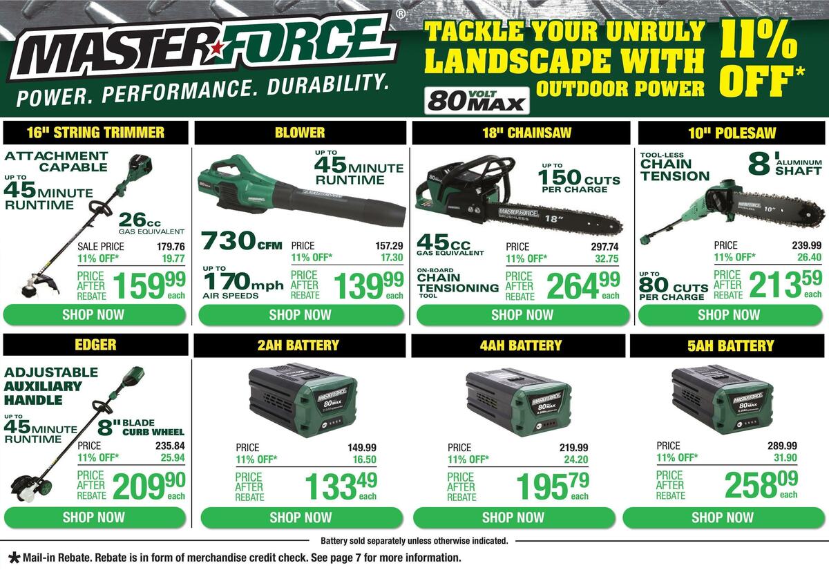 Menards Weekly Ad from May 4