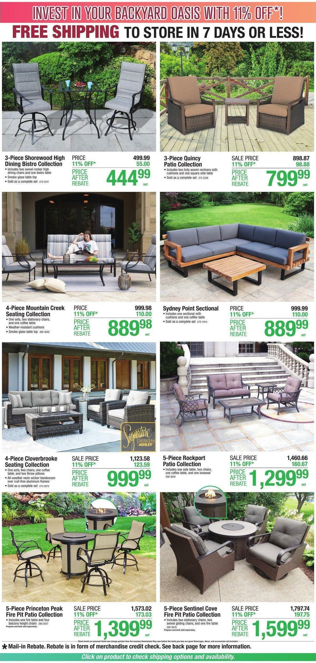 Menards Outdoor Living Weekly Ad from May 3