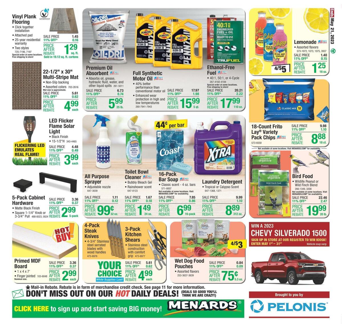 Menards Weekly Ad from May 11