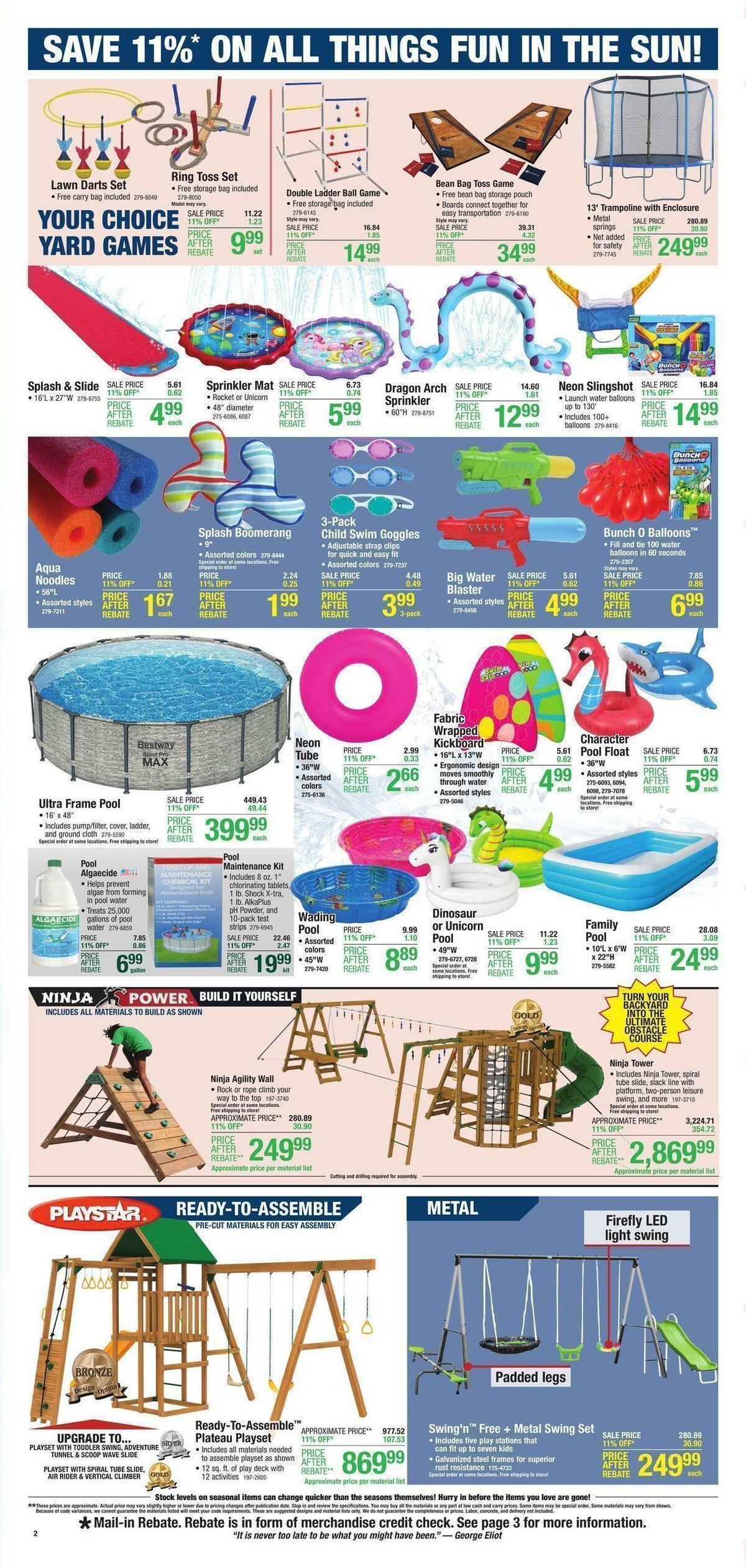 Menards Memorial Day Weekly Ad from May 18