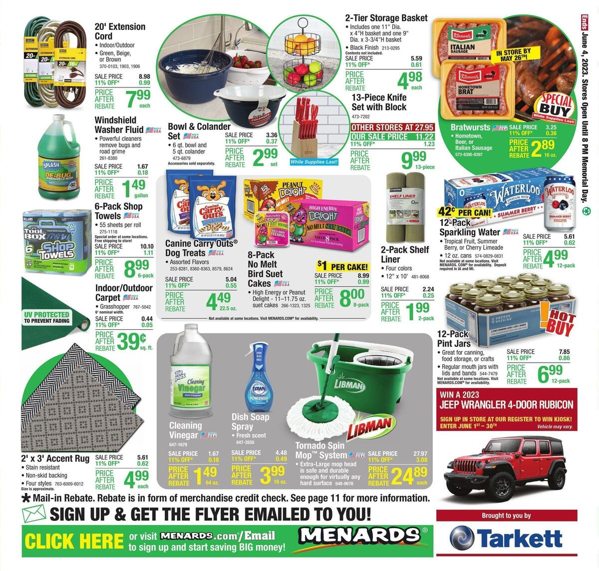 Menards Weekly Ad from May 25