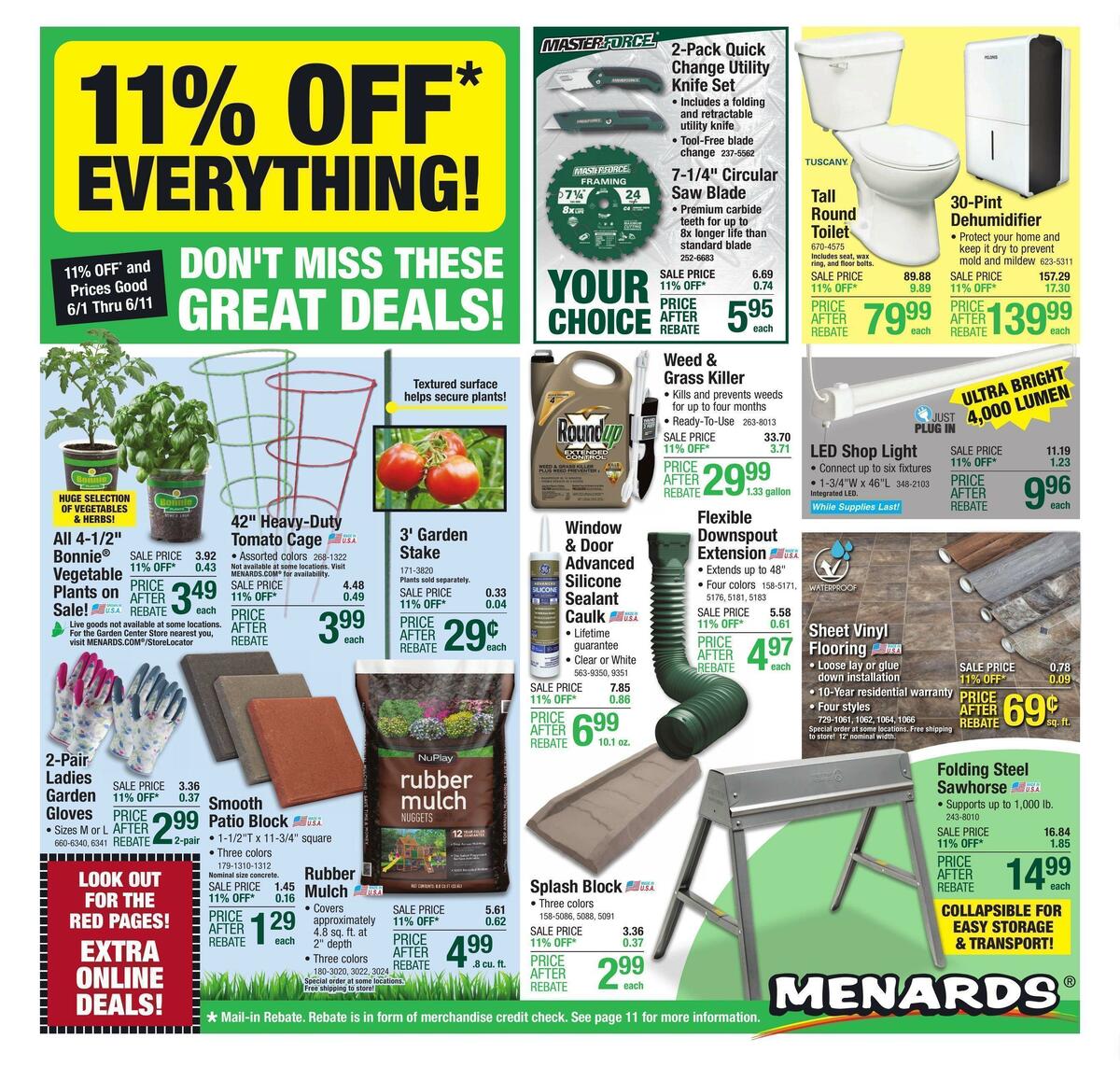 Menards Weekly Ad from May 31