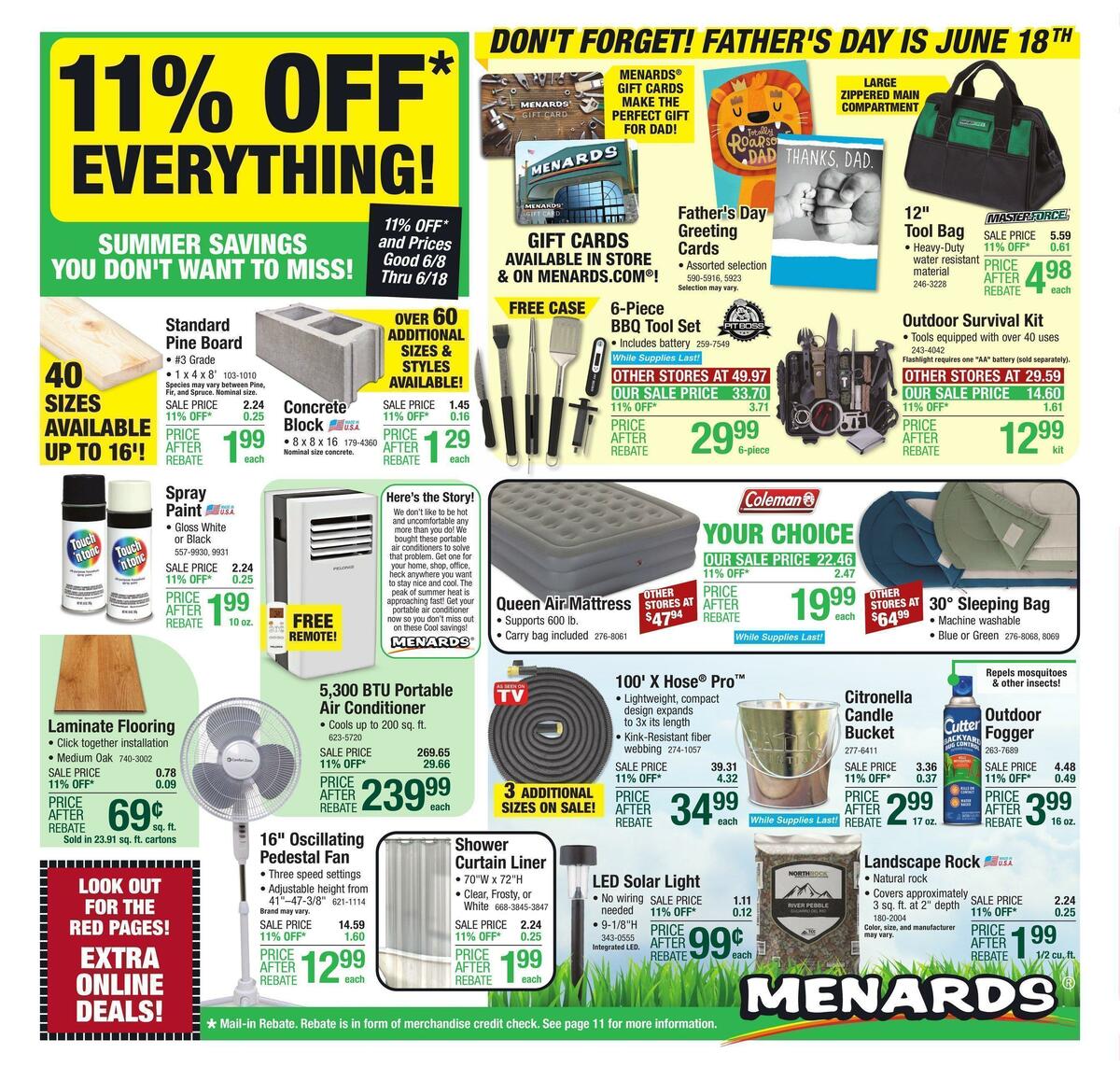 Menards Weekly Ad from June 8
