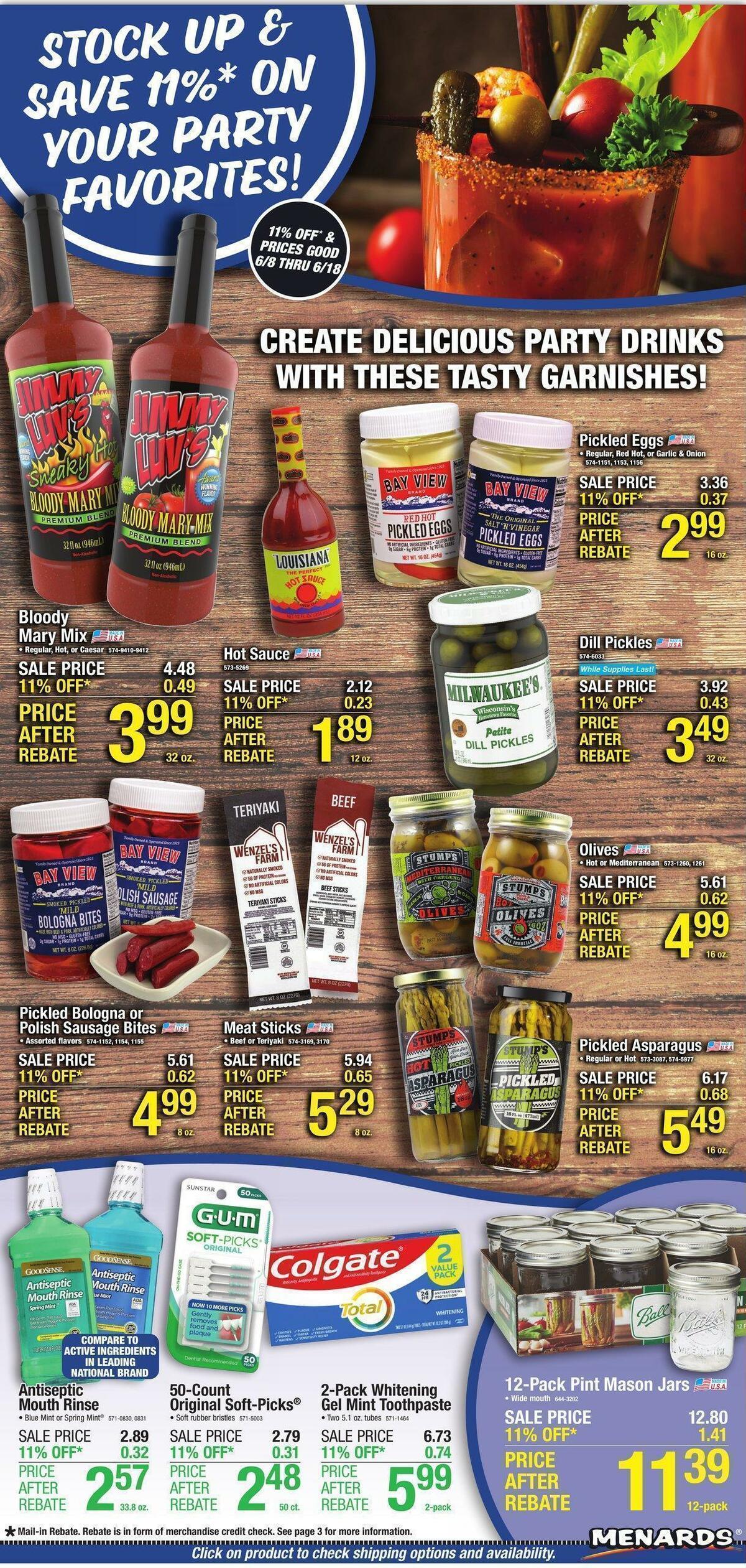 Menards Home Essentials Weekly Ad from June 7
