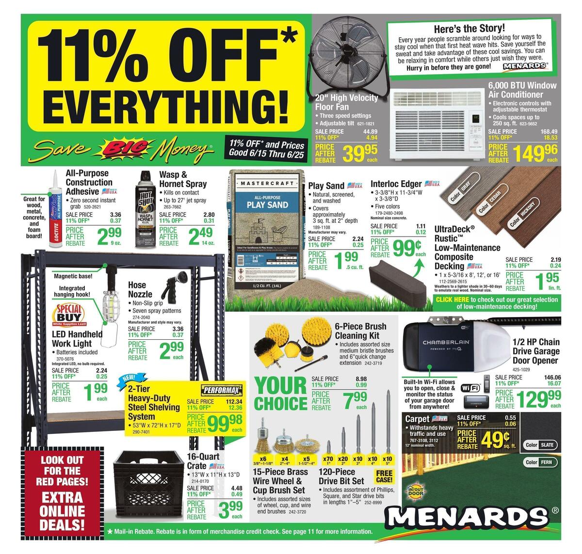 Menards Weekly Ad from June 15