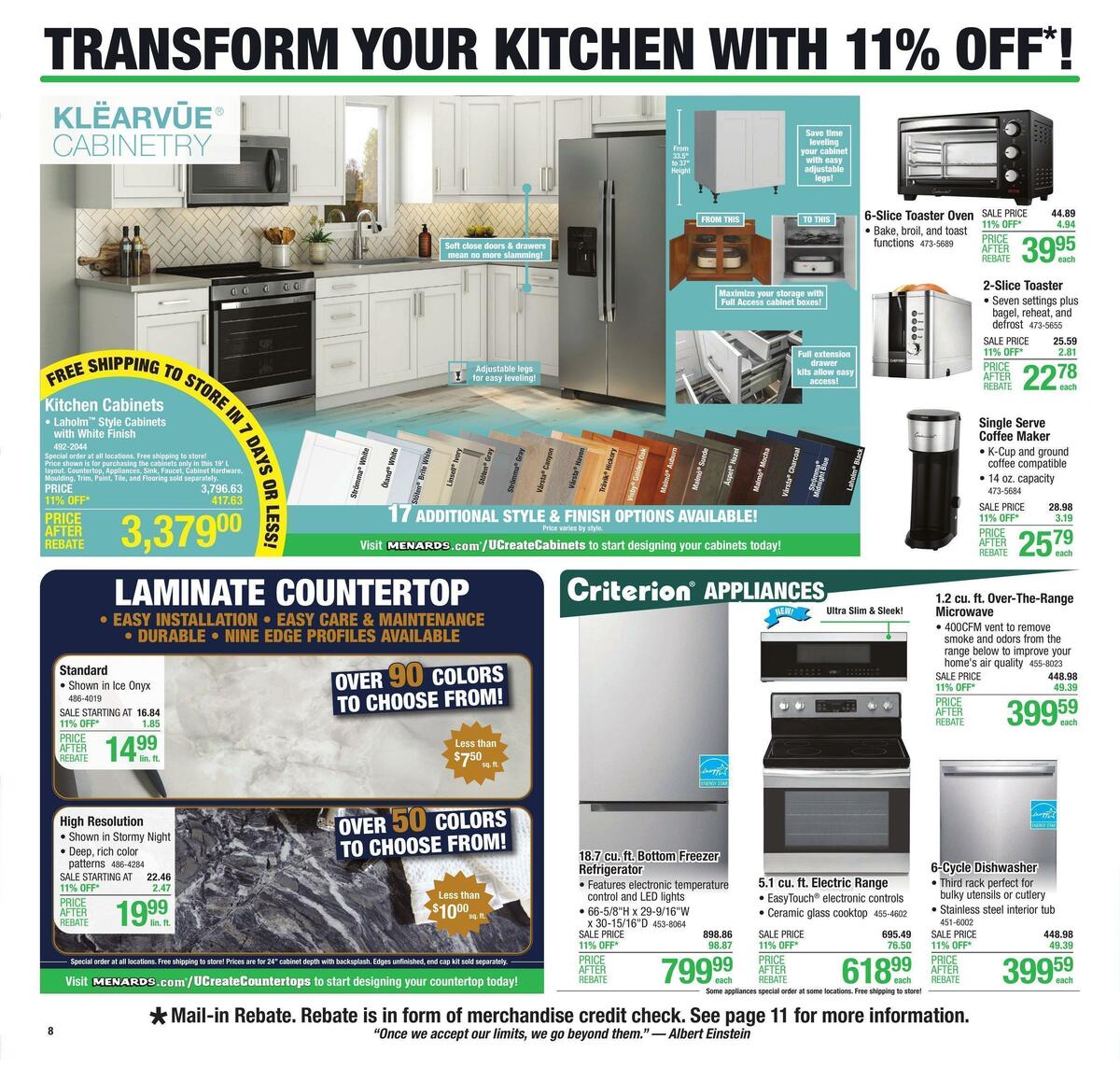 Menards Weekly Ad from June 15