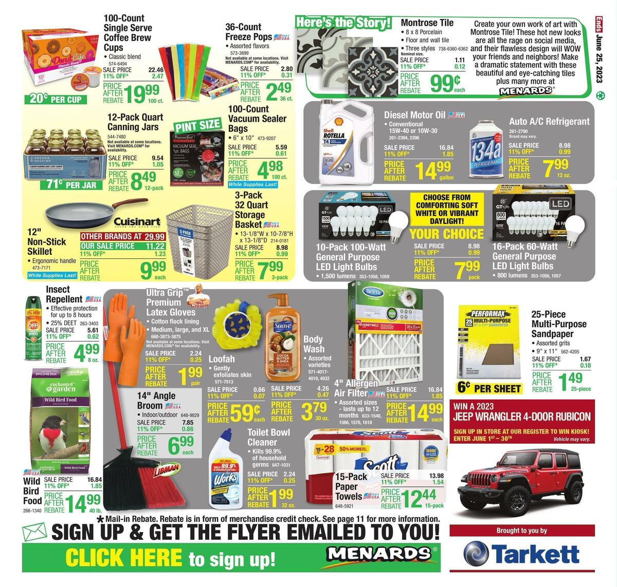 Menards Weekly Ad from June 15