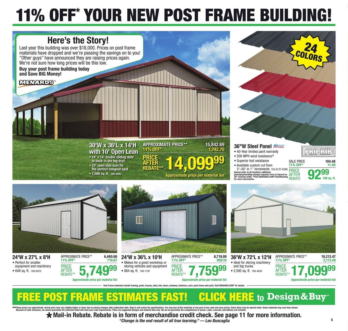 Menards Weekly Ad from June 15