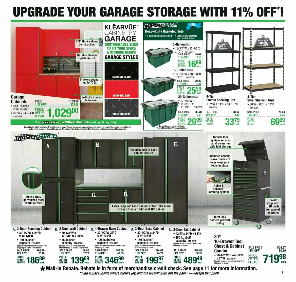 Menards Weekly Ad from June 29