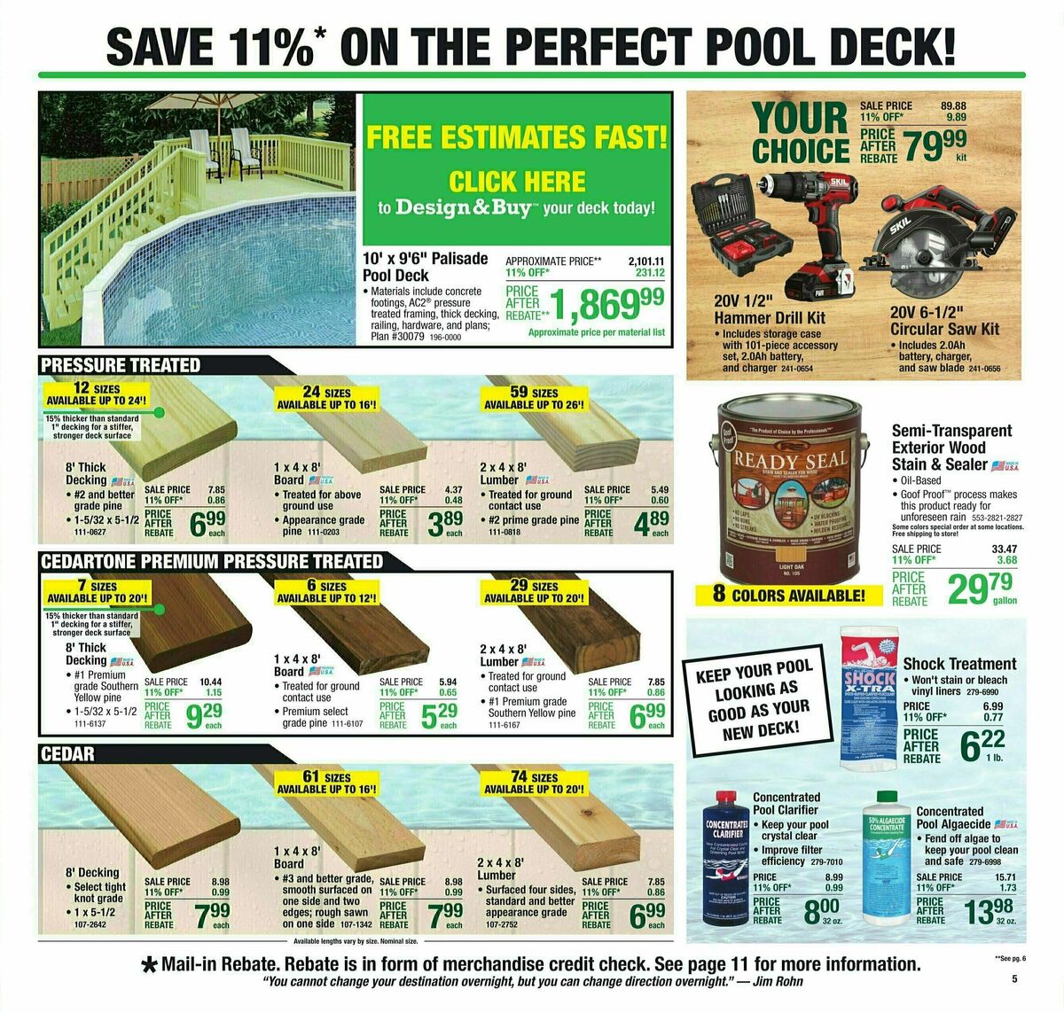 Menards Weekly Ad from July 6