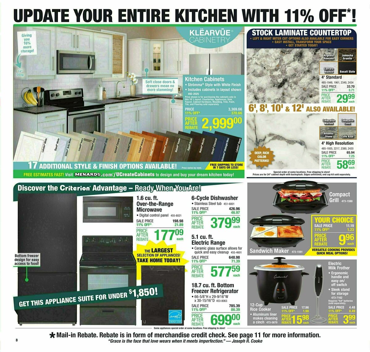 Menards Weekly Ad from July 6