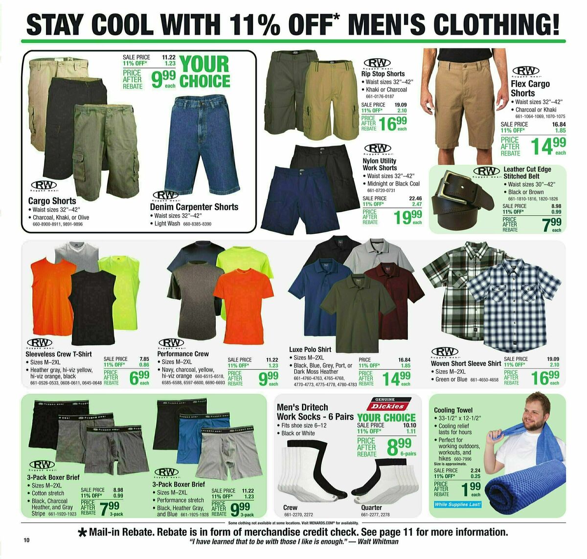 Menards Weekly Ad from July 6