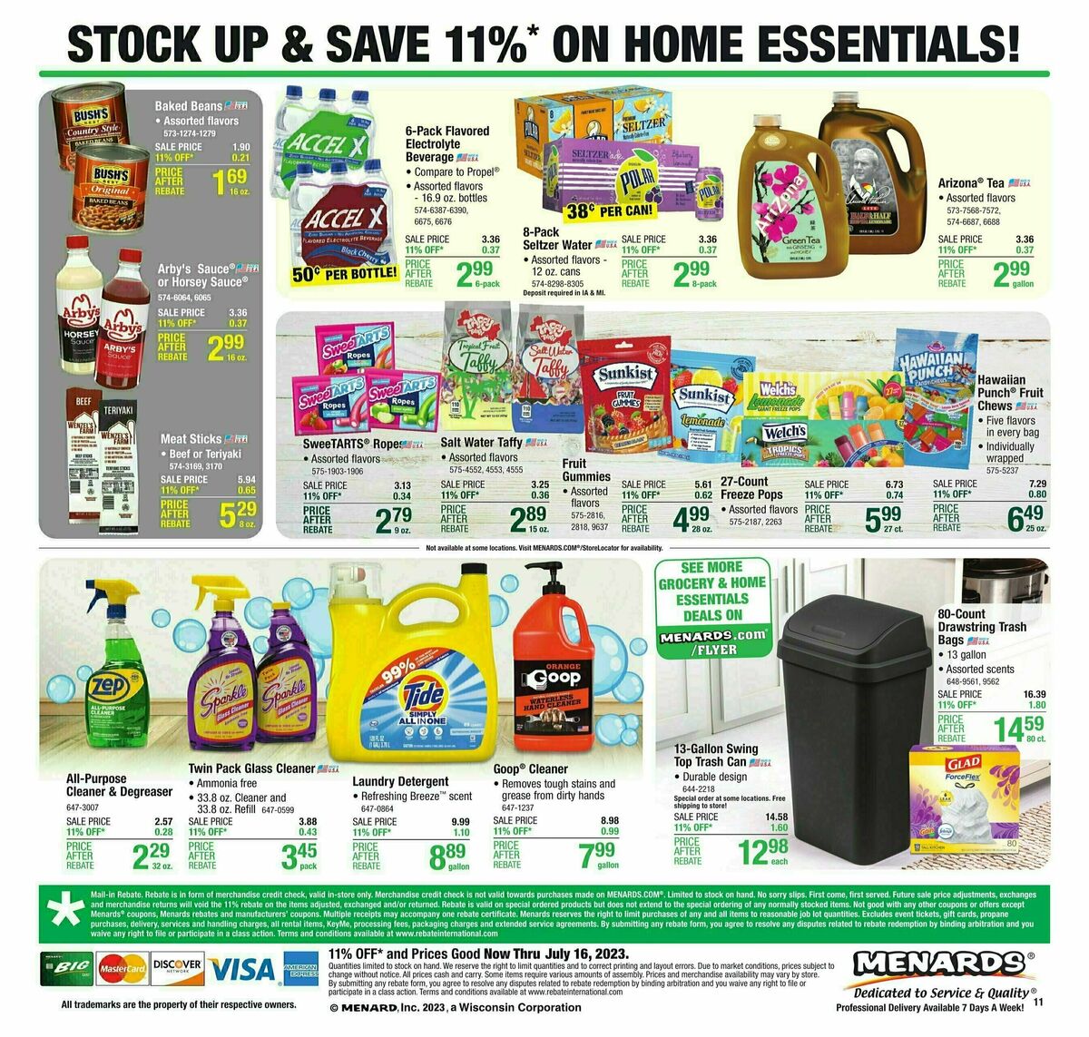 Menards Weekly Ad from July 6