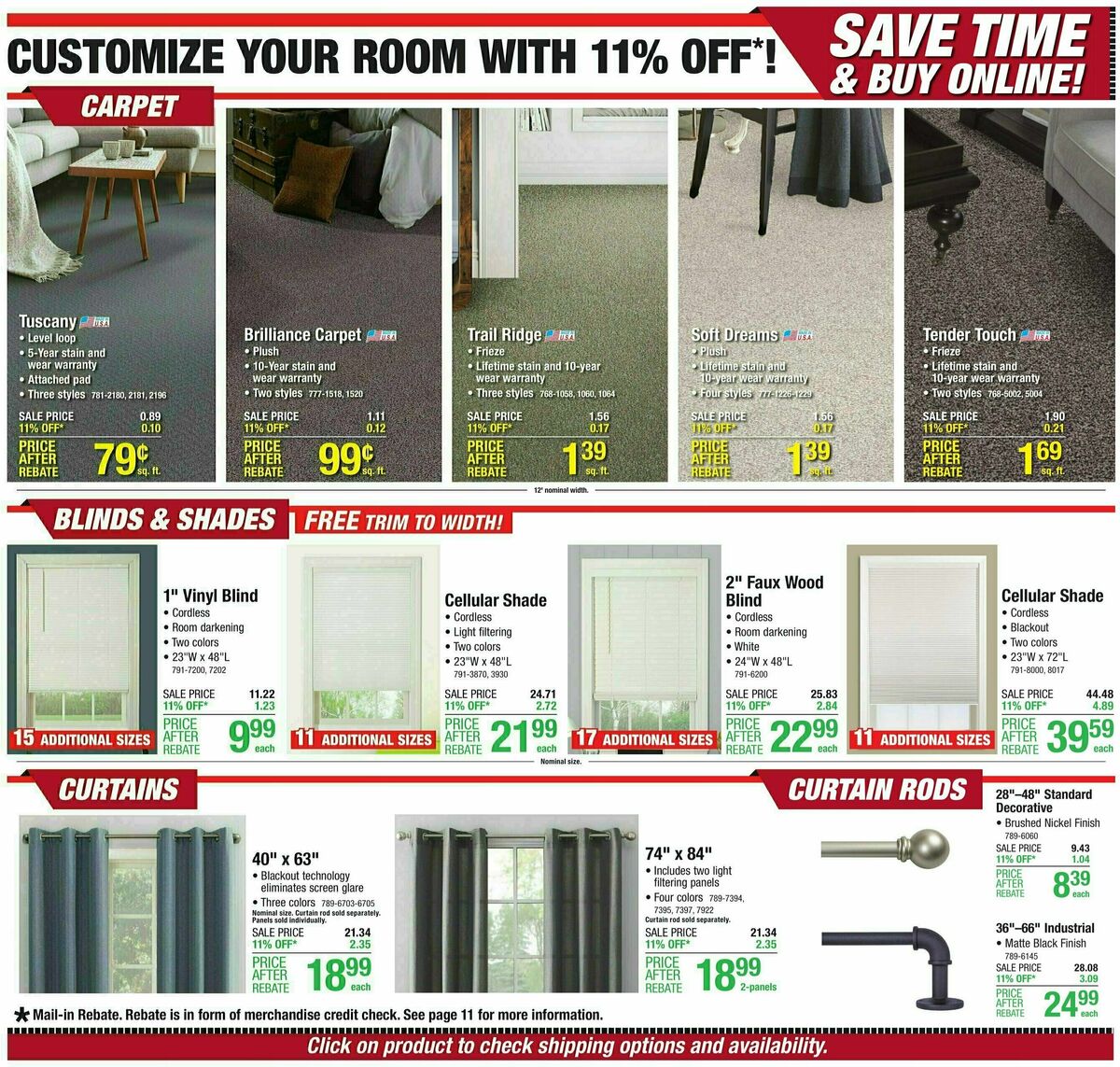 Menards Weekly Ad from July 12